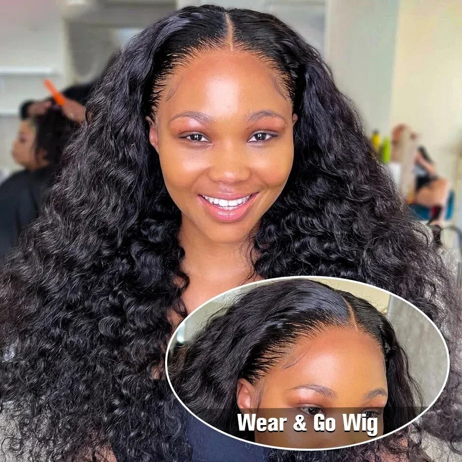 To Wear Pre Cut Lace Wear And Go Glueless Wigs 6x4 Lace Human Hair Wig