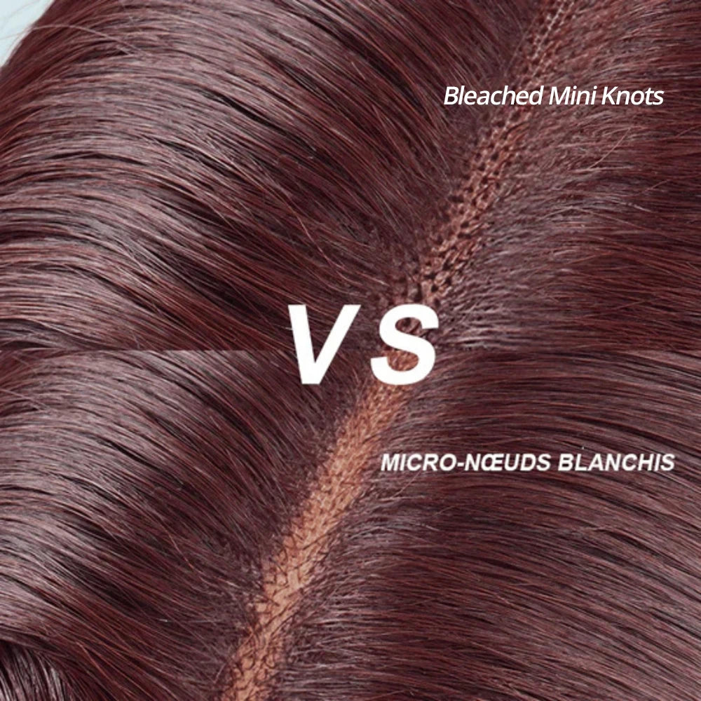 250 Density Dark Burgundy 9x6 Glueless Wigs Human Hair